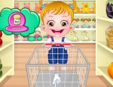 Baby Hazel In Kitchen - Nauč sa kupovať a variť!