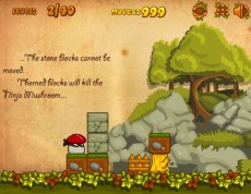 Ninja Mushroom - Ninja Hríbik logická hra