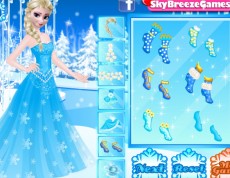 Elsa and Anna Party Dresses - Obliekačka Elsy a Anny