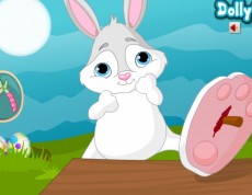 Easter Bunny After Injury - Zajko sa zranil!
