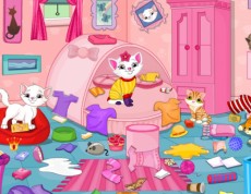 Kitten Messy Room - Uprac izbu mačičke Kitten