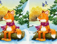 Winter 5 Differences - Hľadaj rozdiely na obrázkoch