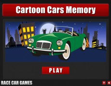 Cartoon Car memory - Autíčkové pexeso