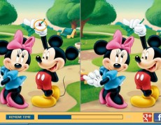 Mickey a Minnie Difference - Nájdi rozdiely na obrázku